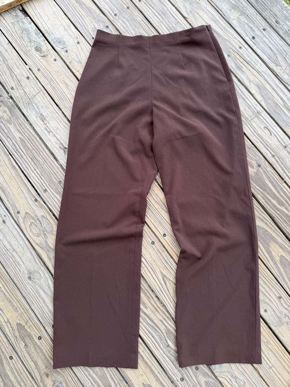 Coldwater Creek Women's Brown Dress Pants Size P4